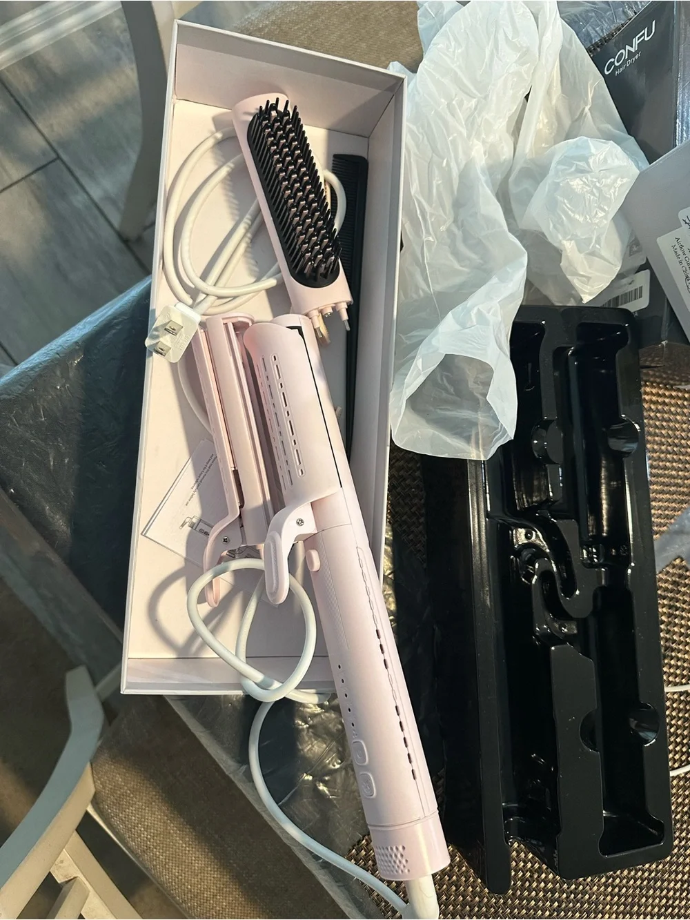 Pink Multi-Styler Hair Brush